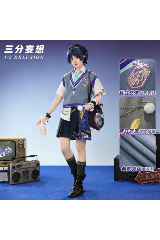 1/3 Delusion Genshin Impact Wanderer MEGA Coffee Cosplay Costume